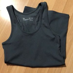 Under Armour Gray Fitted Tank Top